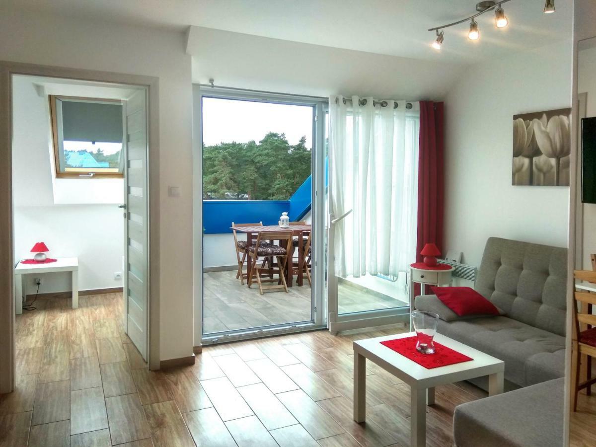 Ferienwohnung Borowka W Blue Mare Łukęcin Exterior foto